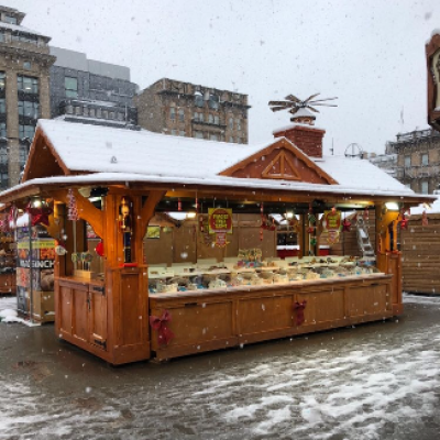 Christmas all purpose huts for Christmas markets or events